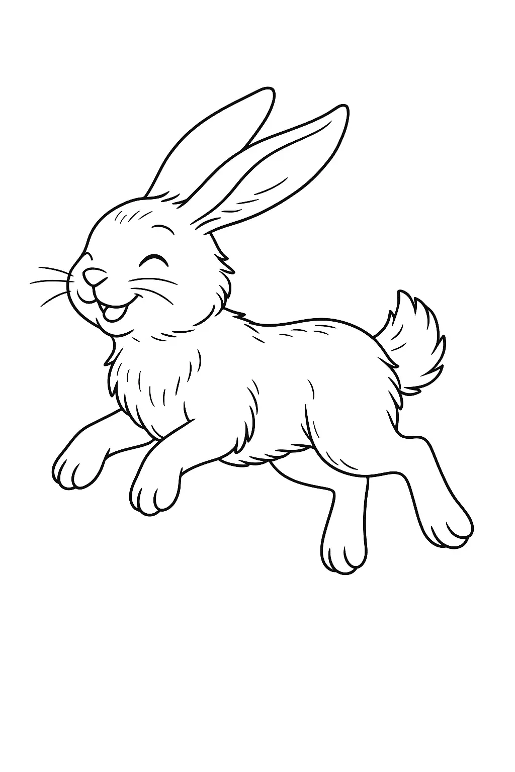 Rabbits Coloring Pages – 030