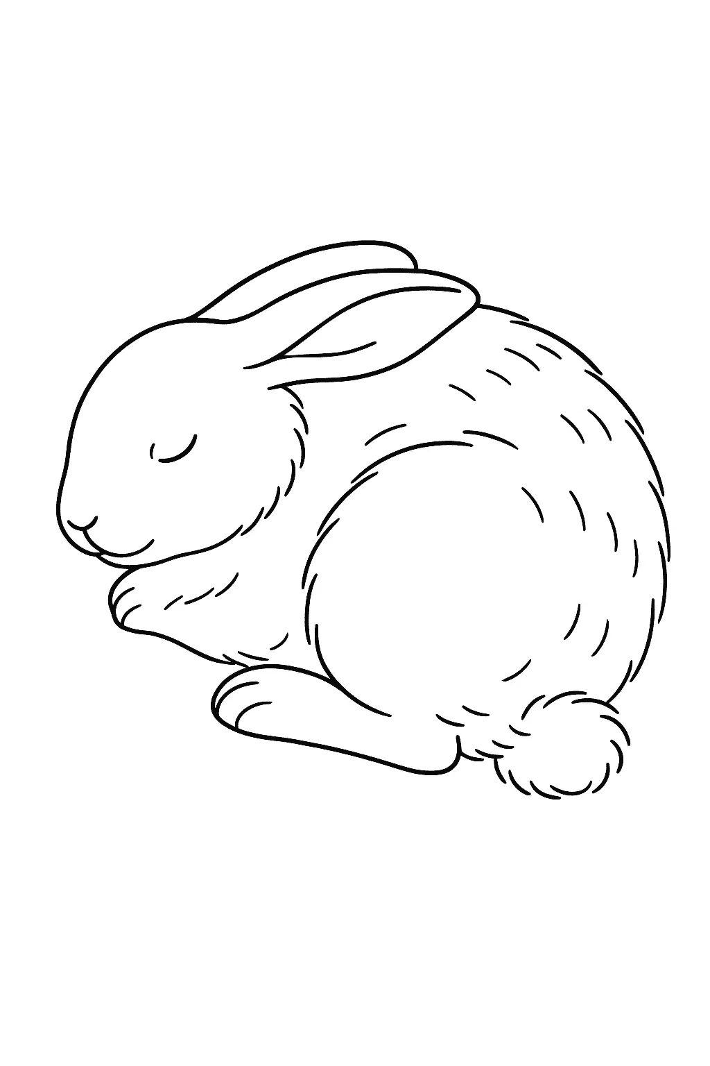 Rabbits Coloring Pages – 033