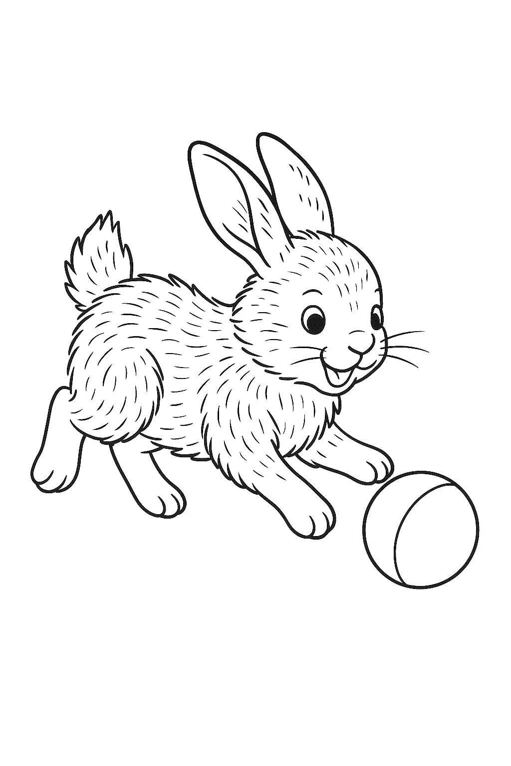Rabbits Coloring Pages – 034