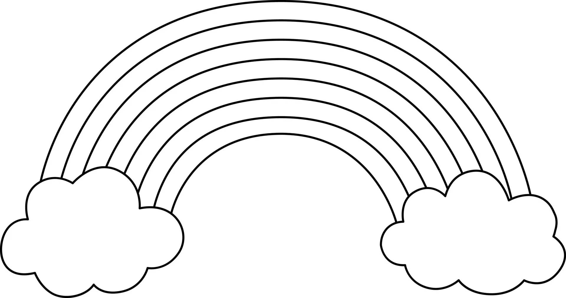 Rainbow Coloring Pages – 004