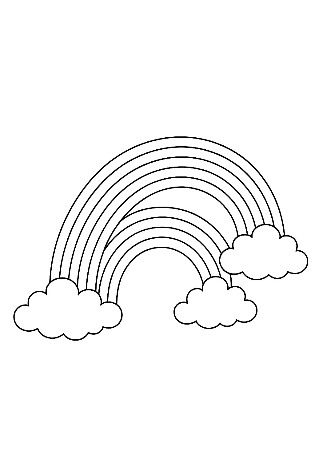 Rainbow Coloring Pages – 028