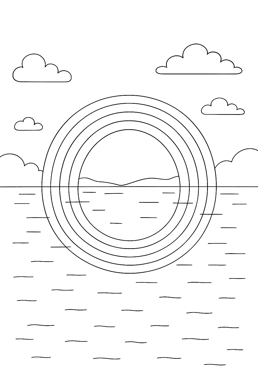 Rainbow Coloring Pages – 032