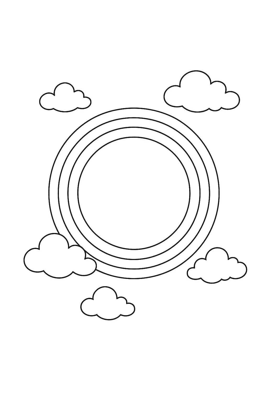 Rainbow Coloring Pages – 036
