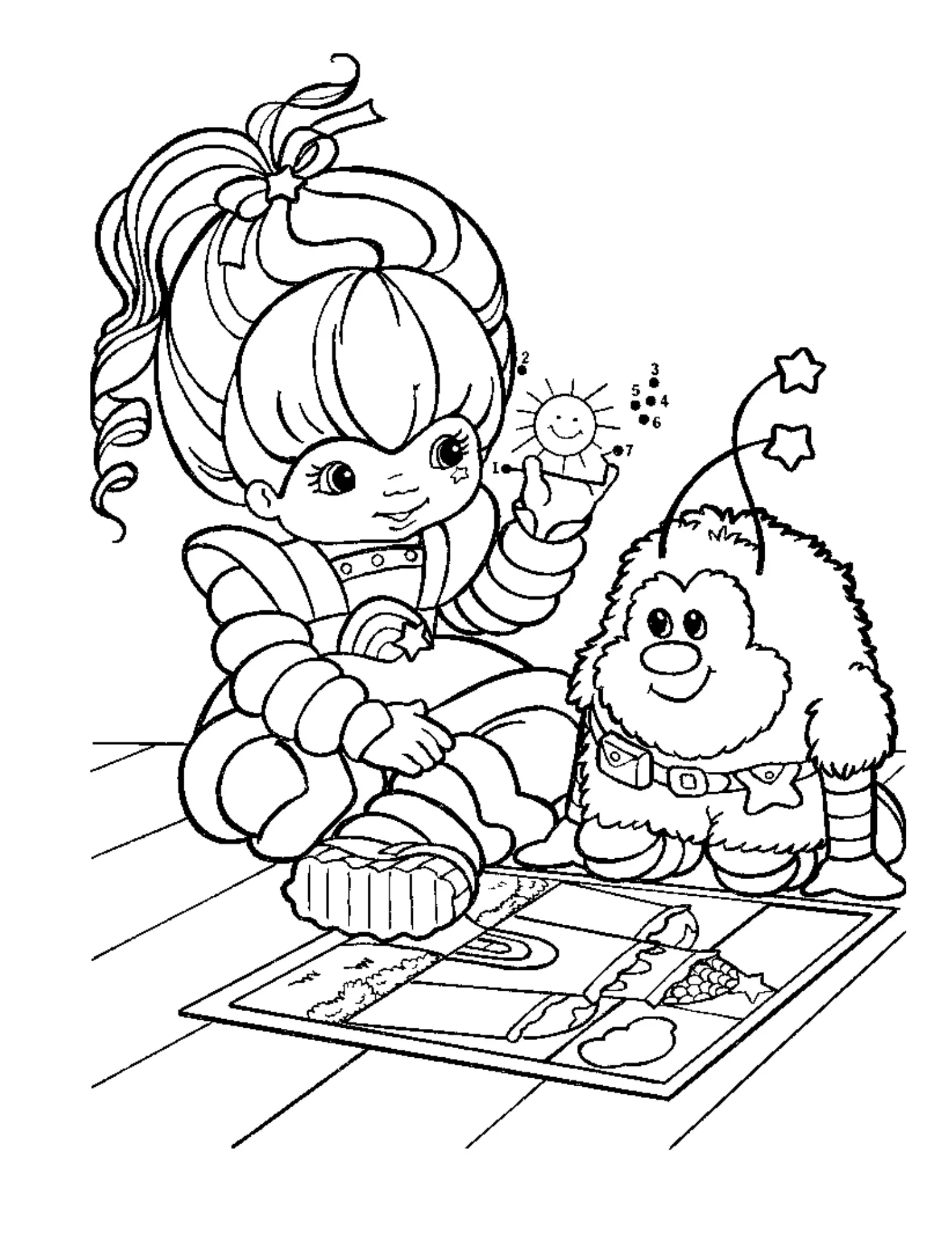 Rainbow Brite Coloring Pages – 012