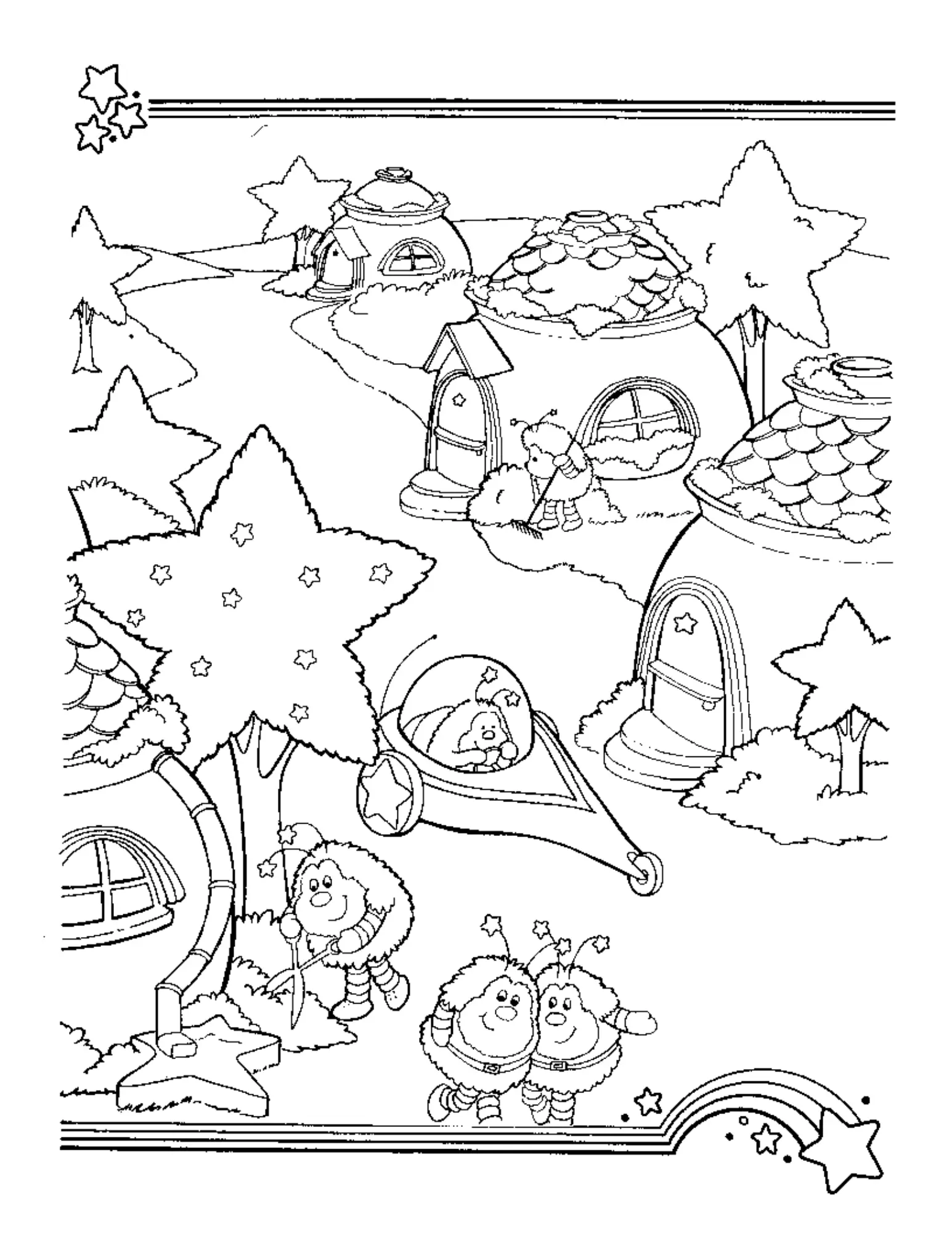 Rainbow Brite Coloring Pages – 019