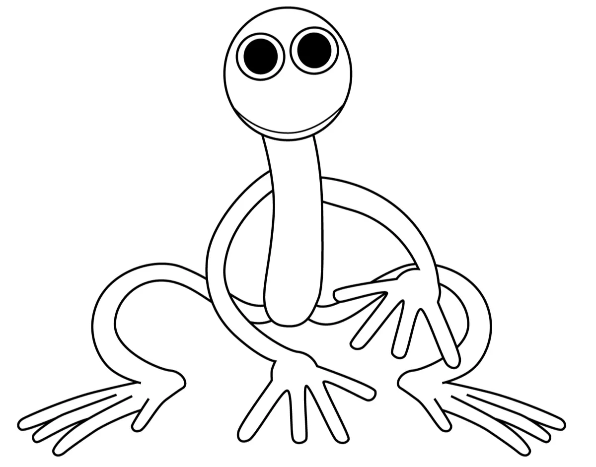 Rainbow Friends Coloring Pages – 005