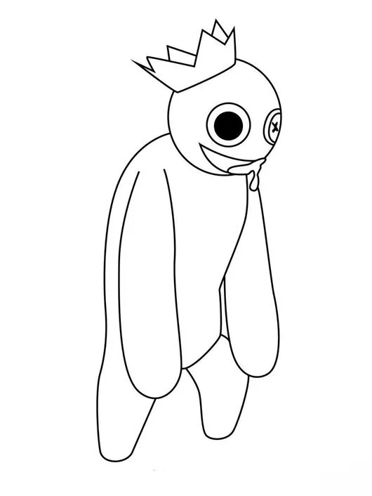 Rainbow Friends Coloring Pages – 006