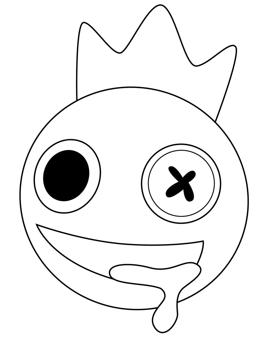 Rainbow Friends Coloring Pages – 008