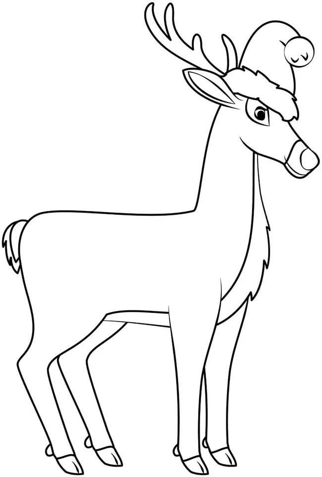 Reindeers Coloring Pages – 011