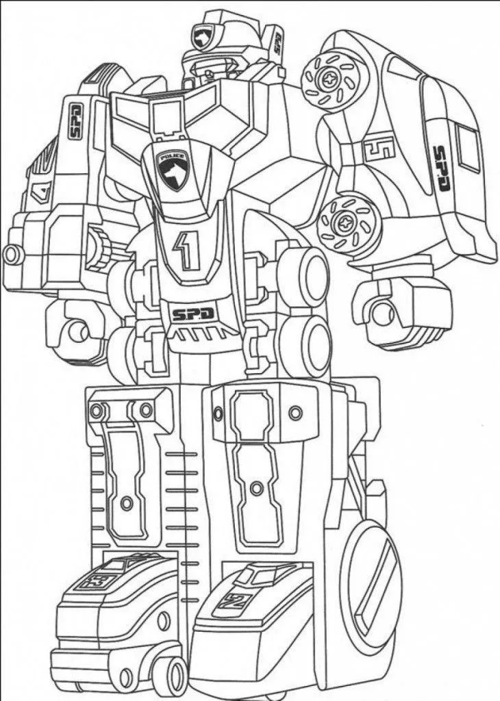Robots Coloring Pages – 004