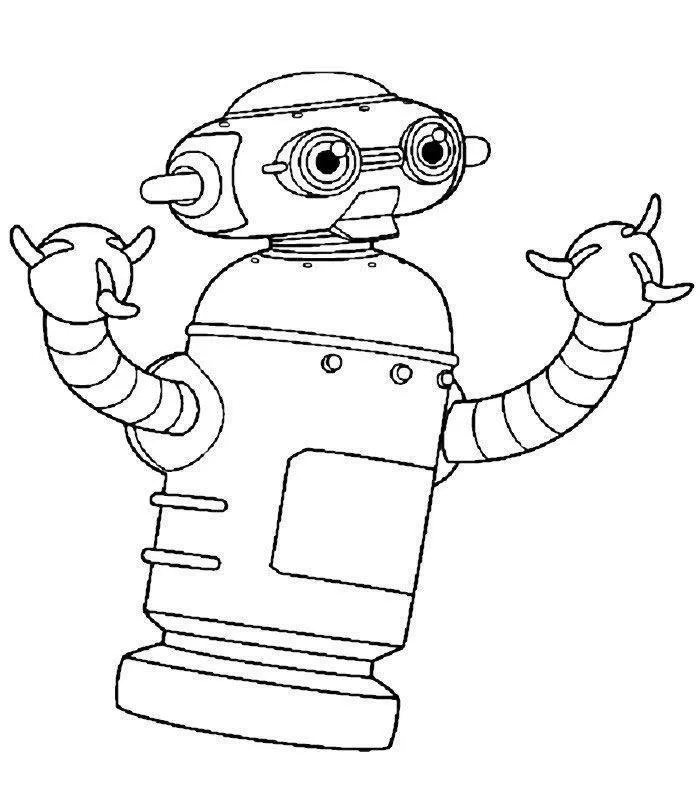 Robots Coloring Pages – 006