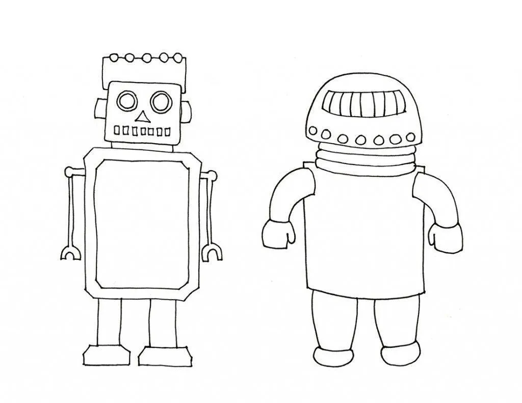 Robots Coloring Pages – 008