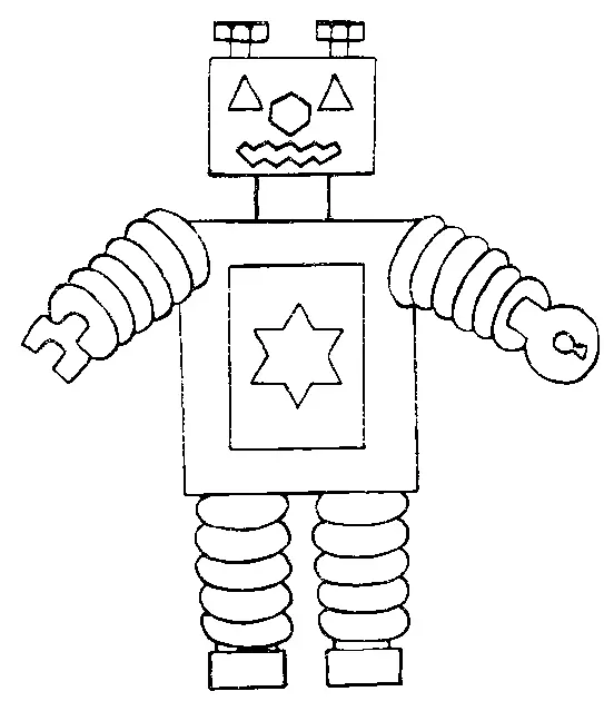Robots Coloring Pages – 009