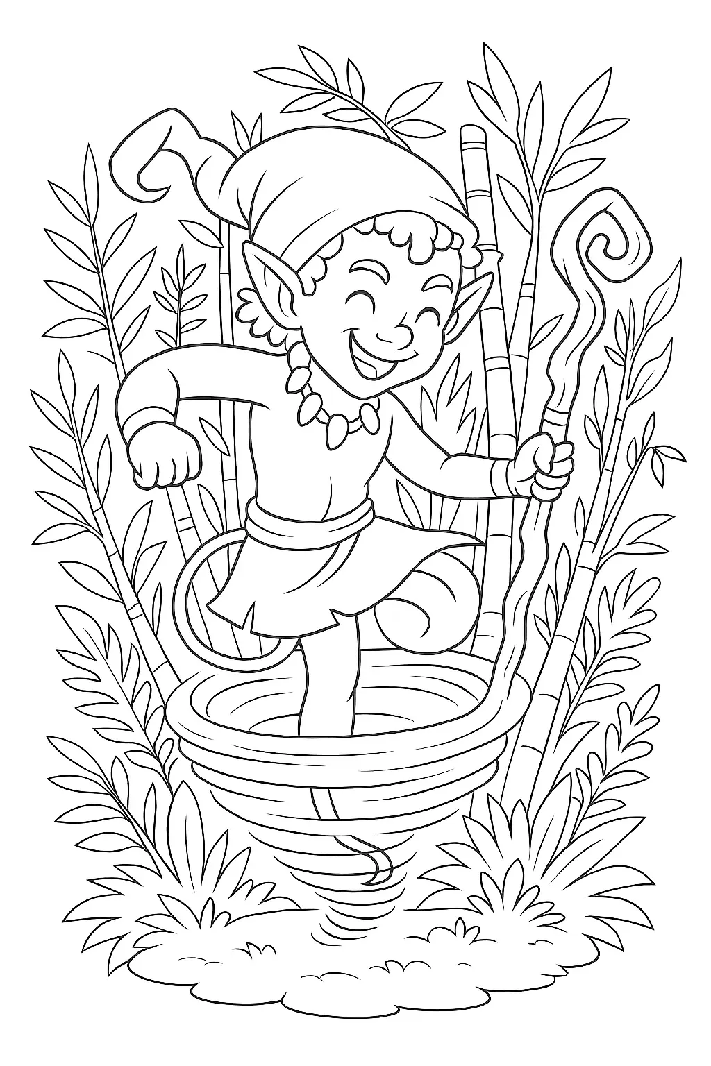 Saci Perere Coloring Pages – 011