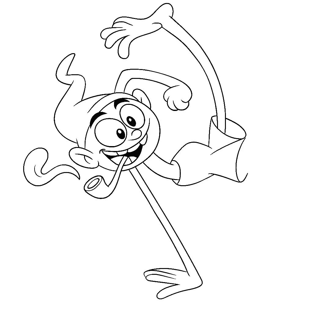 Saci Perere Coloring Pages – 013