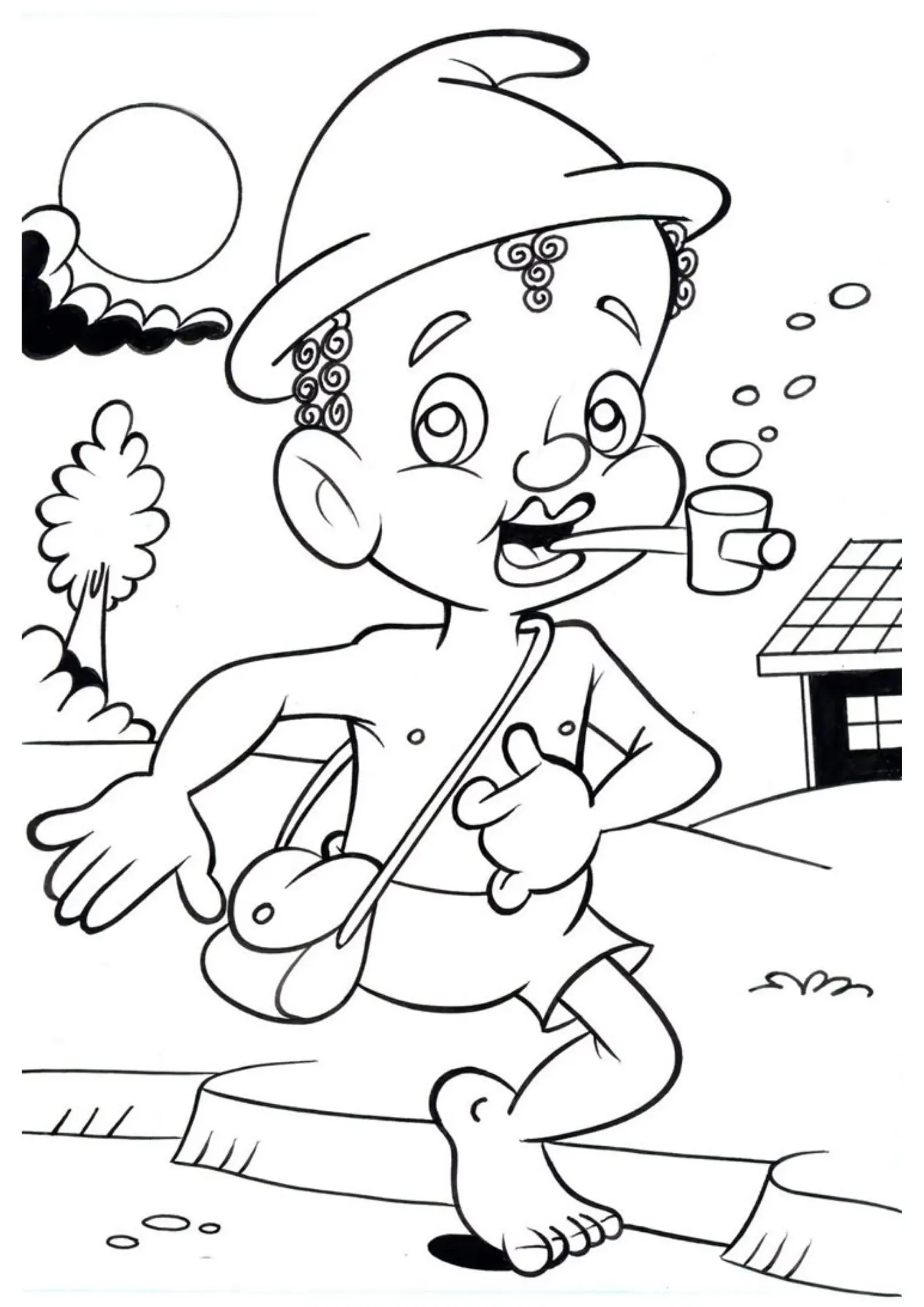Saci Perere Coloring Pages – 016