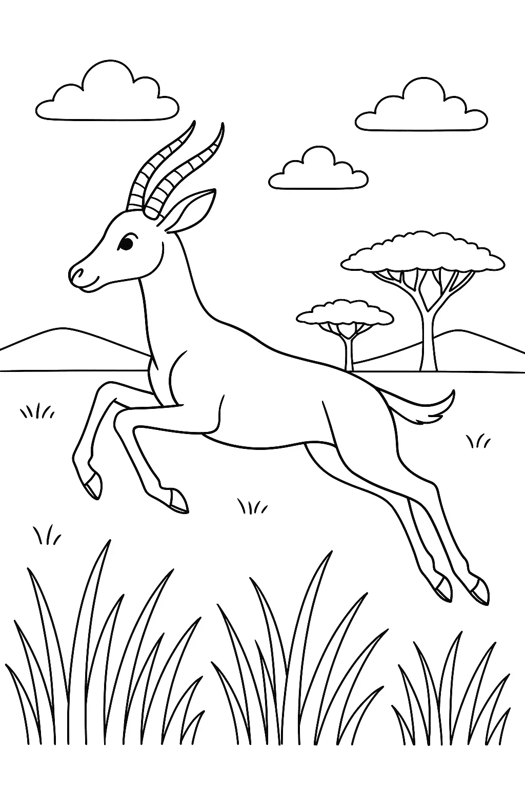 Safari Coloring Pages – 016
