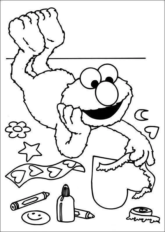 Sesame Street Coloring Pages – 004
