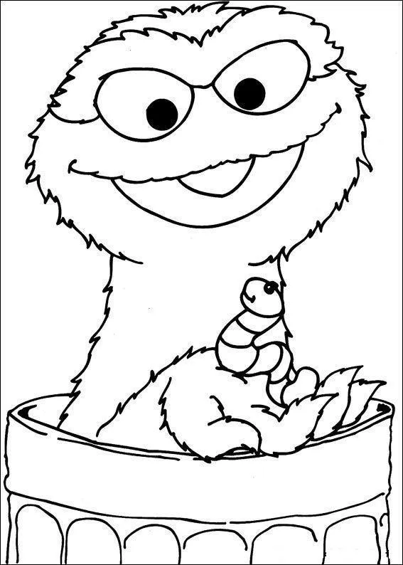 Sesame Street Coloring Pages – 005