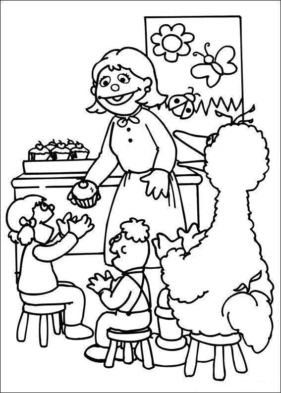 Sesame Street Coloring Pages – 006