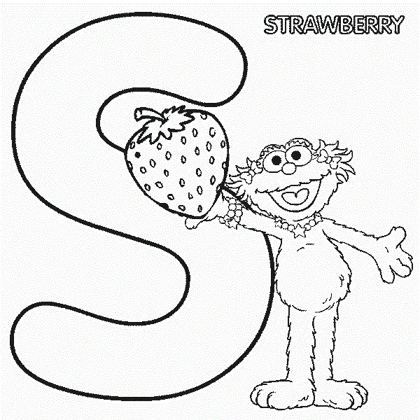 Sesame Street Coloring Pages – 007