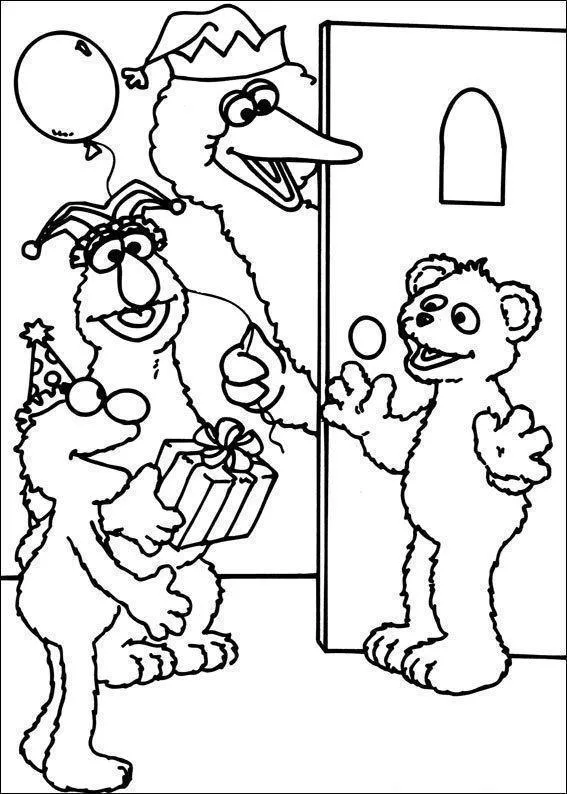 Sesame Street Coloring Pages – 008