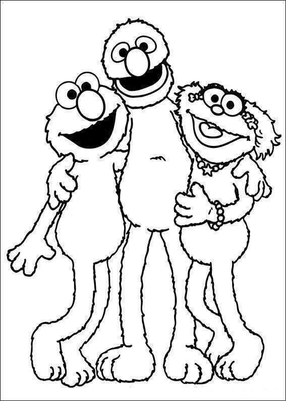 Sesame Street Coloring Pages – 011