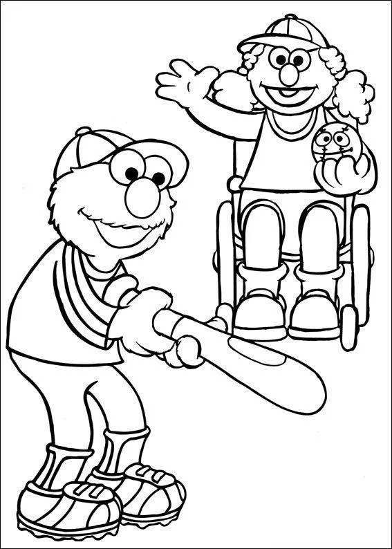 Sesame Street Coloring Pages – 013
