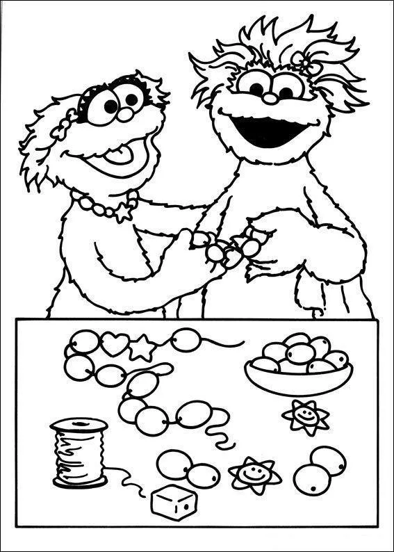 Sesame Street Coloring Pages – 014