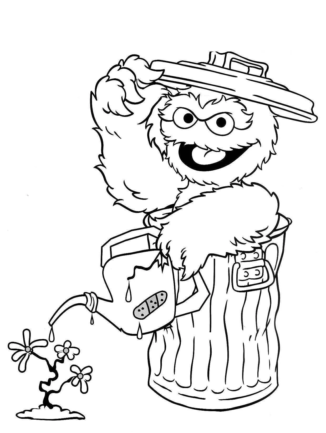 Sesame Street Coloring Pages – 019