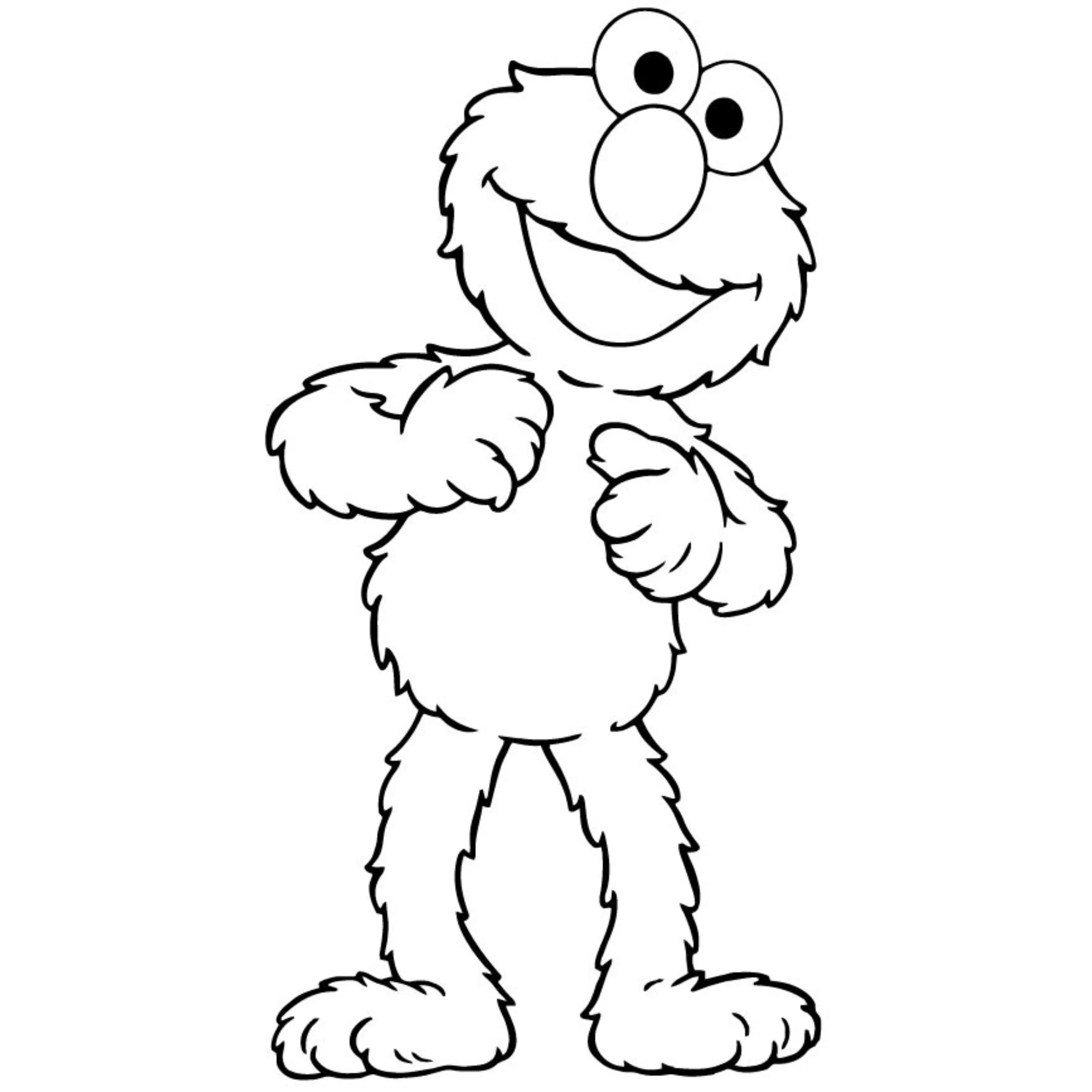 Sesame Street Coloring Pages – 025