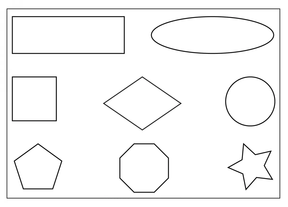 Shapes Coloring Pages – 003