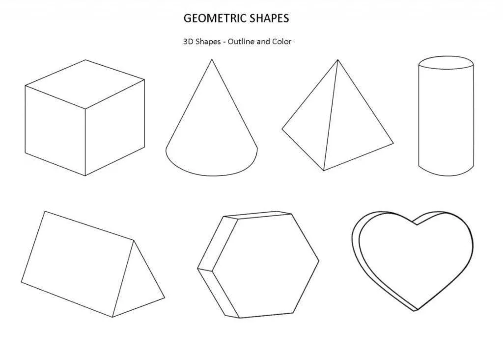 Shapes Coloring Pages – 008