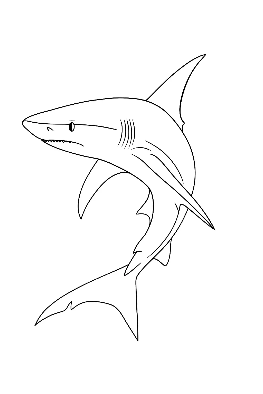 Sharks Coloring Pages – 032