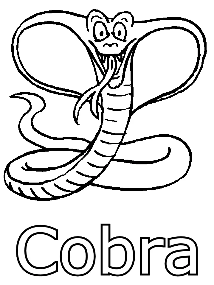 Snakes Coloring Pages – 013