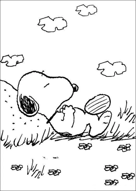 Snoopy Coloring Pages – 006