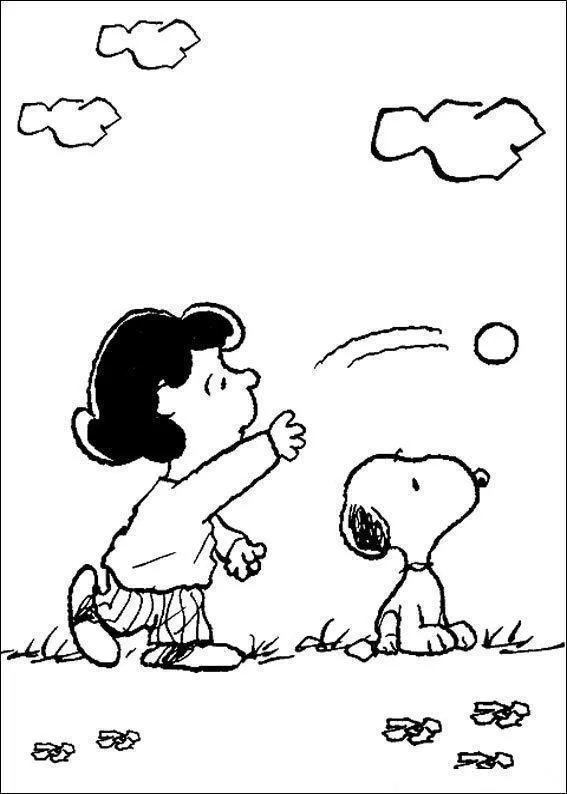 Snoopy Coloring Pages – 007