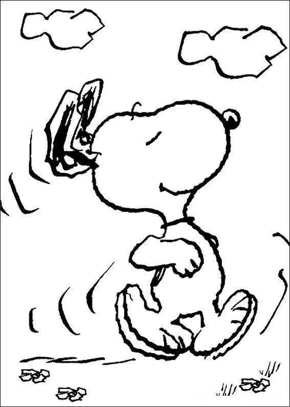 Snoopy Coloring Pages – 009