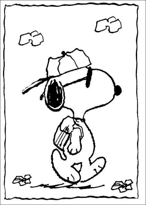 Snoopy Coloring Pages – 010