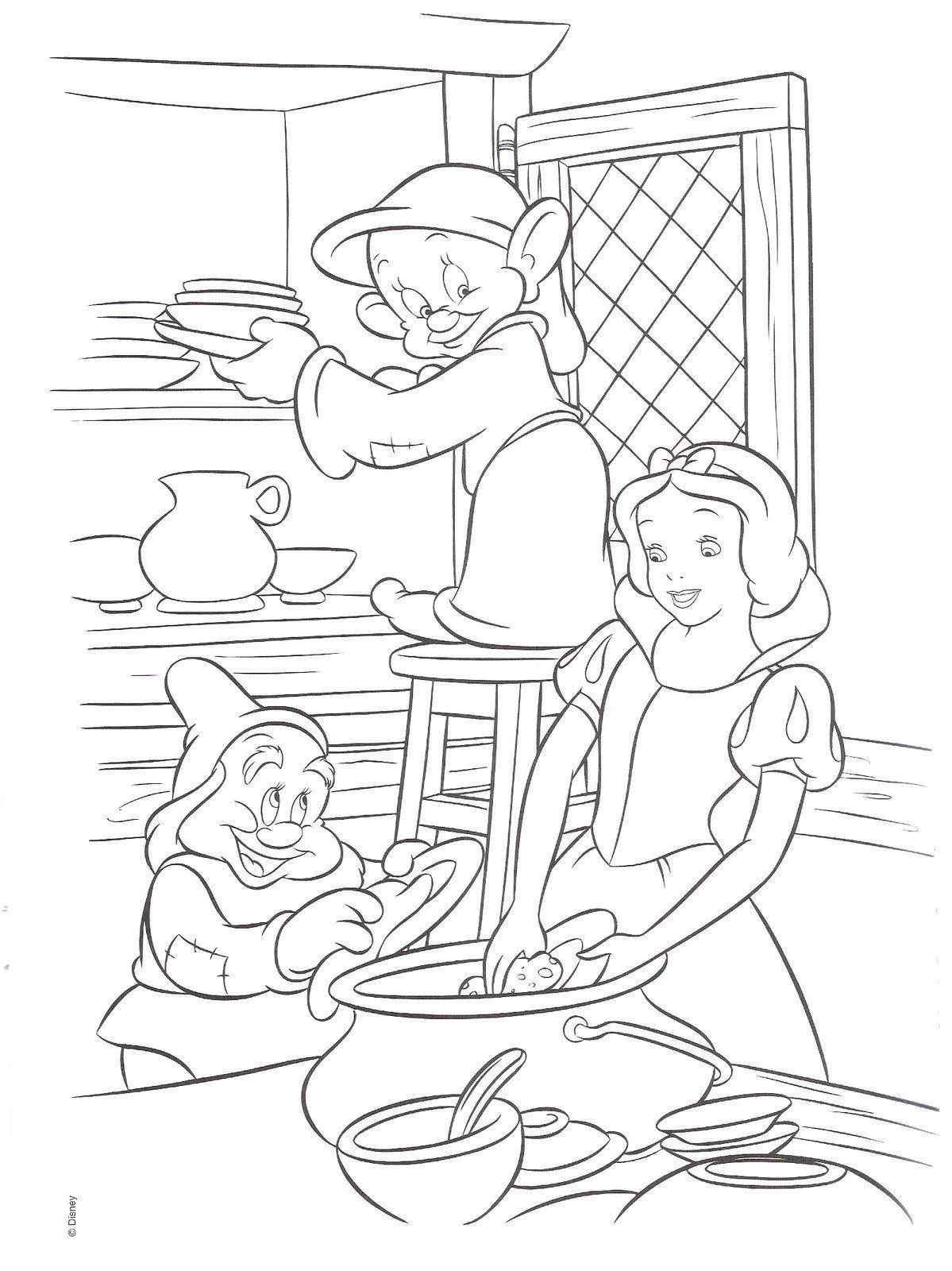 Snow White Coloring Pages – 002