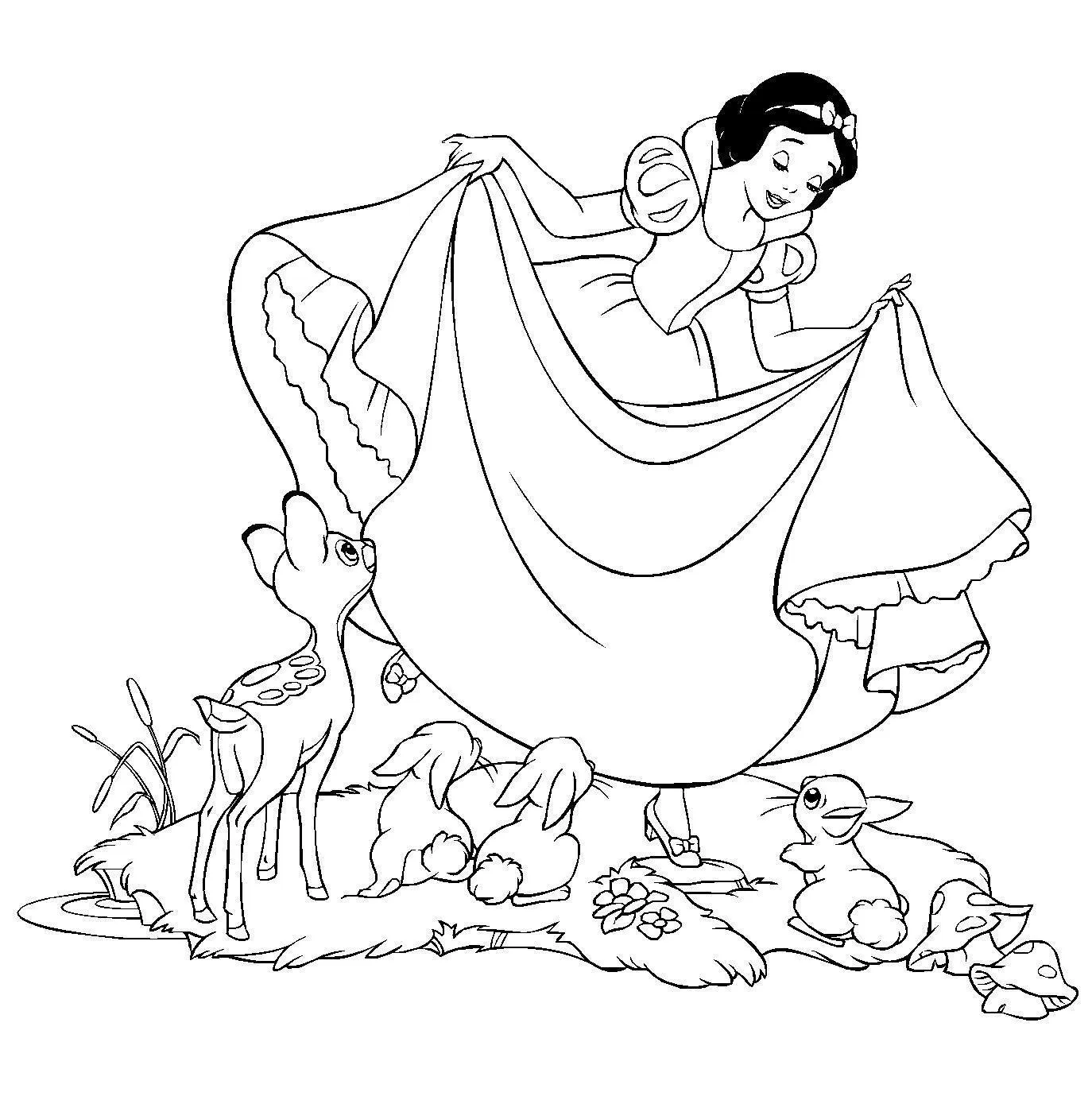 Snow White Coloring Pages – 003