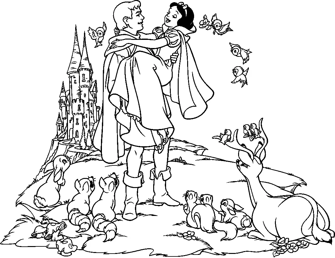 Snow White Coloring Pages – 014