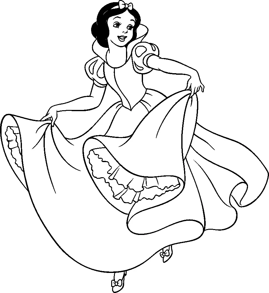 Snow White Coloring Pages – 015