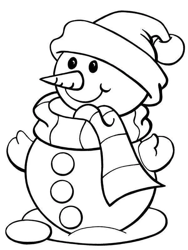 Snowmen Coloring Pages – 011