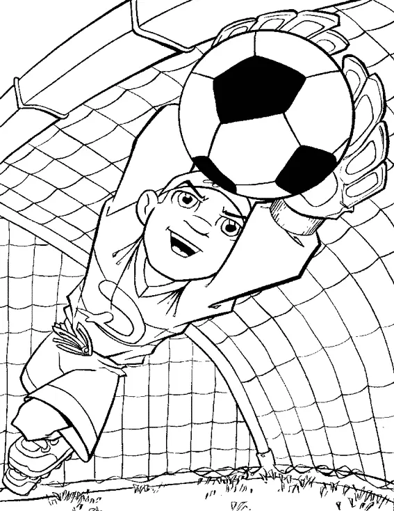 Soccer Coloring Pages – 006