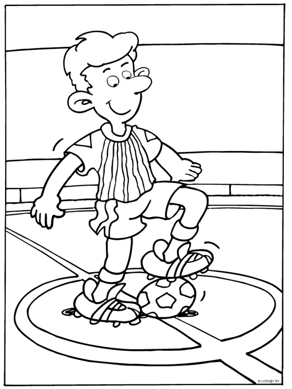 Soccer Coloring Pages – 008
