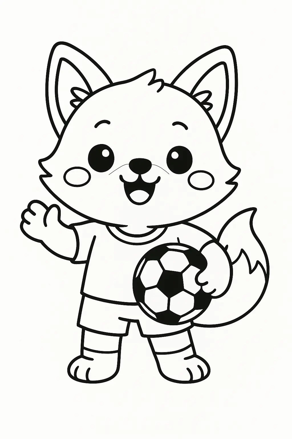 Soccer Coloring Pages – 042