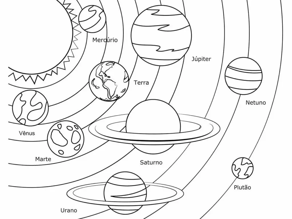 Solar System Coloring Pages – 004