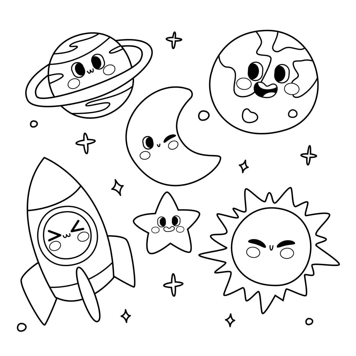 Solar System Coloring Pages – 006