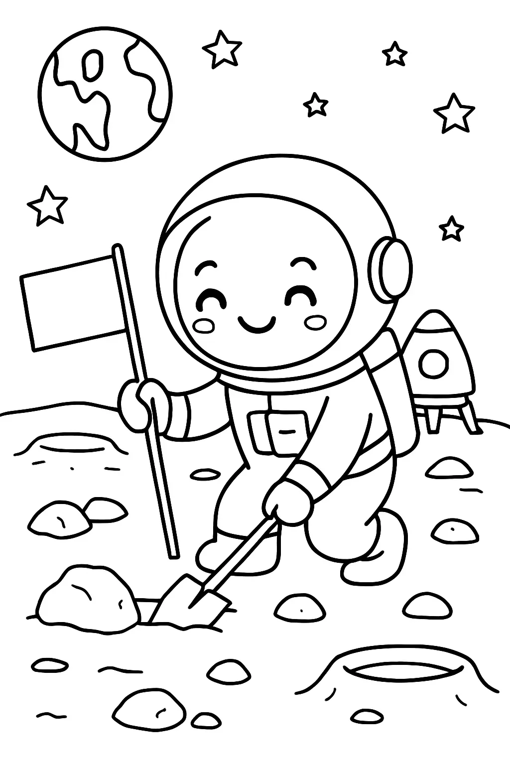 Solar System Coloring Pages – 016